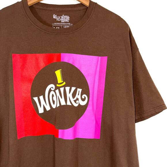 Willy Wonka Lootcrate Exclusive Brown Short Sleeve T-Shirt Size XL - Picture 3 of 8